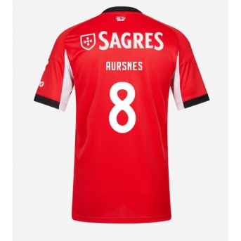 Billige Fotballdrakt Benfica Fredrik Aursnes #8 Replika Hjemmedrakt 2025-26 Kortermet